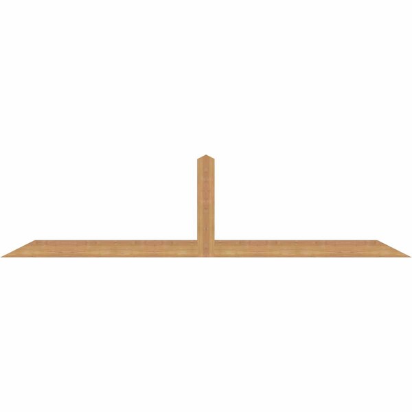 Ekena Millwork Portland Smooth Timber Gable Bracket, Western Red Cedar, 84"W x 21"H x 1 1/2"D x 3 1/2"F, 6/12 Pitch GBW084X21X0204POR00SWR - main